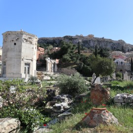 Torre de los vientos y Ágora romana
